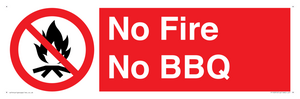 No Fire No BBQ